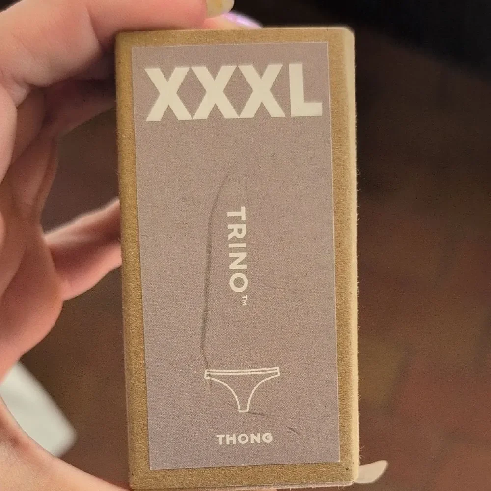 NEW Allbirds Trino Thong Underwear Pitaya Light Purple Merino Wool Size XXXL